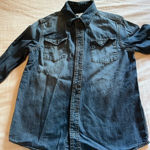 Like New Blue Jean Button Down